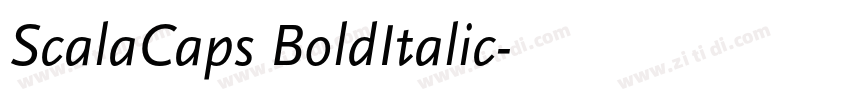 ScalaCaps BoldItalic字体转换 ScalaCaps BoldItalic字体转换